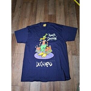 Vintage Duck Head Apparel 1994 T-Shirt XL Blue 90s Single Stitch Graphic Tee